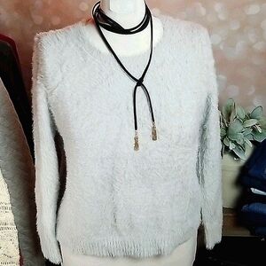 SUMMER & Rose | Eyelash Pullover Sweater